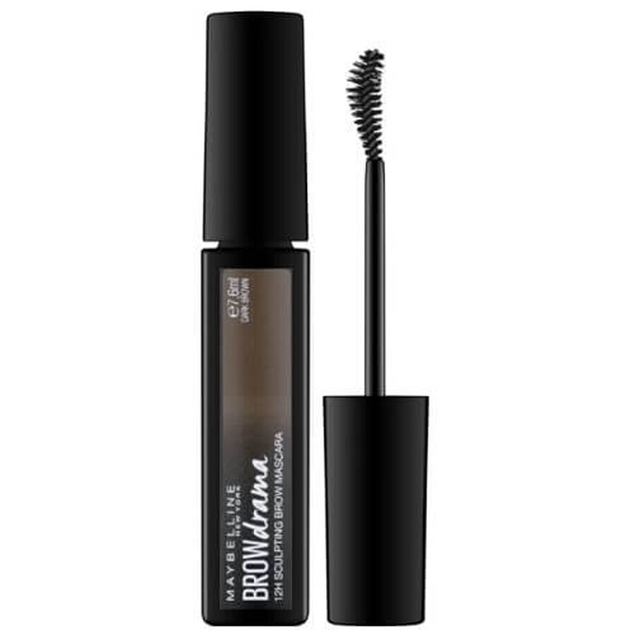 Buy Eyebrow Mascara, Maybelline, Brow Drama 12H Sculpting, Dark Brown, 7.6 ml Eyebrow Mascara, Maybelline, Brow Drama 12H Sculpting, Dark Brown, 7.6 ml