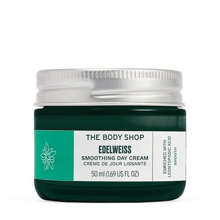Moisturizing Day Cream, The Body Shop, Edelweiss, Smoothing Day Cream, 50 ml