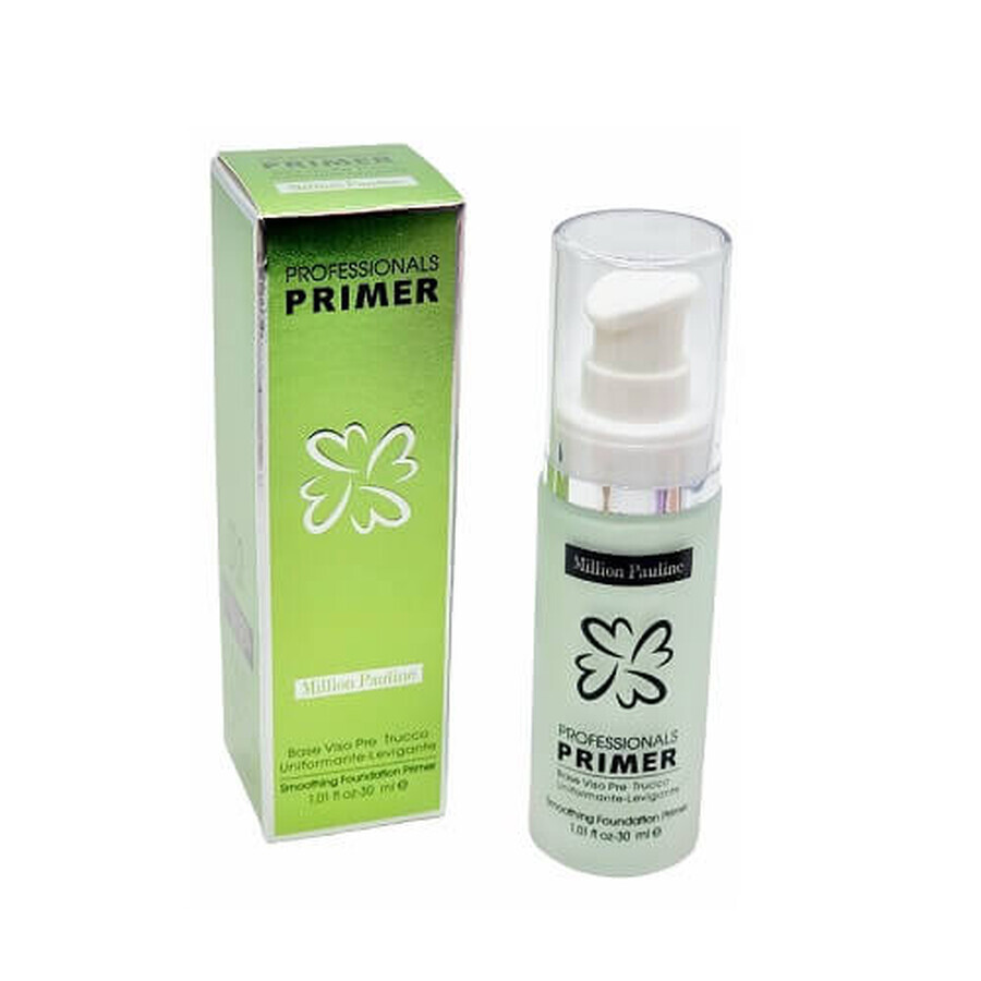 Base de maquillage Million Pauline, Apprêt lissant, Vert, 30 ml