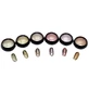 Set de Pigmentos para Uñas, Uñas, Efecto Espejo, Profesional, 6 colores