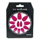 Set van 12 nepnagels met glitter, VV Meijiaer, Roze