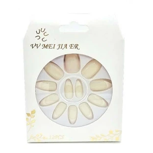 Set of 12 French False Nails, VV Meijiaer, 04