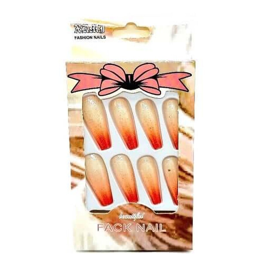 Set of 12 Gradient False Nails, Fashion Nail, 02