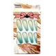 Set de 12 uñas postizas degradadas, Fashion Nail, 09