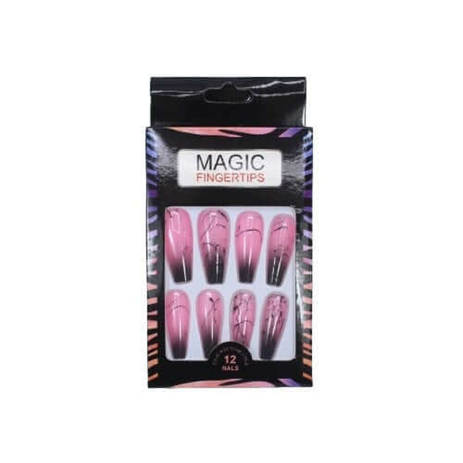 Shop Set mit 12 natürlich aussehenden falschen Fingernägeln, Magic Fingertips, 03 Set mit 12 natürlich aussehenden falschen Fingernägeln, Magic Fingertips, 03