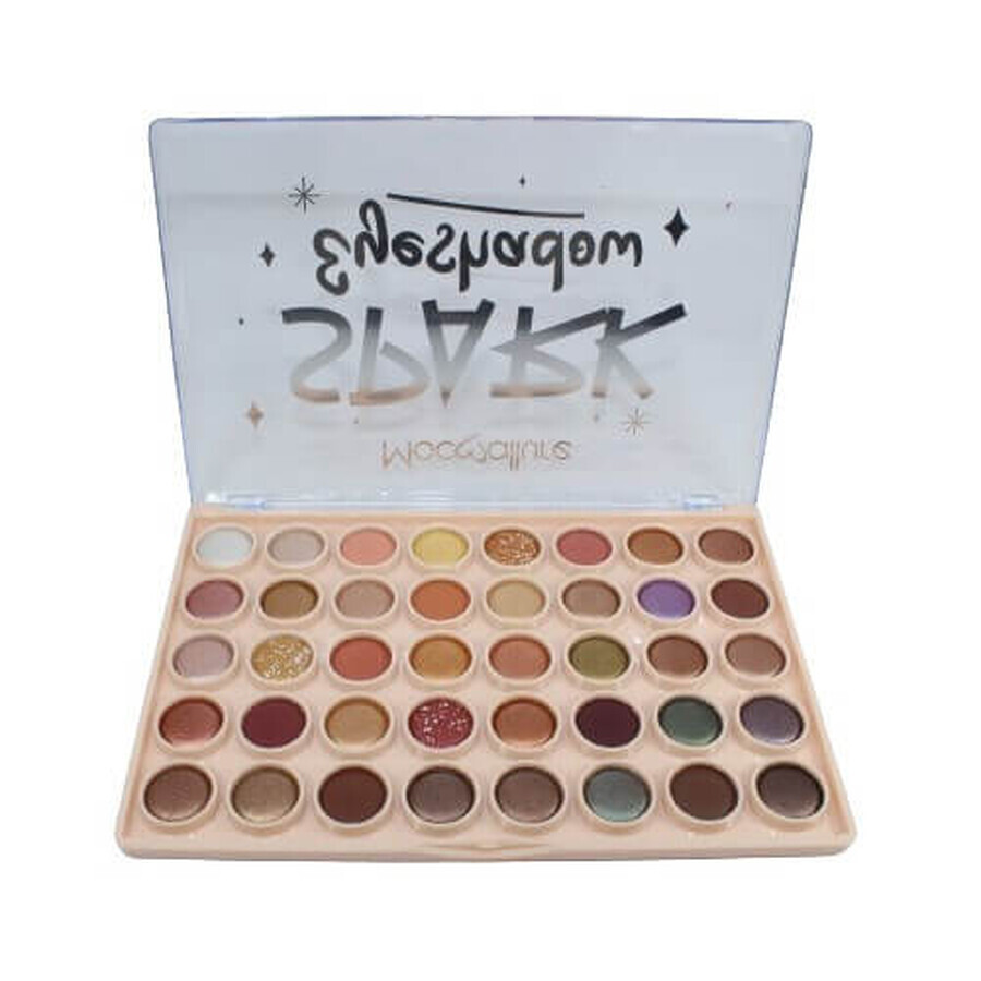 Palette di ombretti, Mocallure, ombretti scintillanti, 40 tonalità