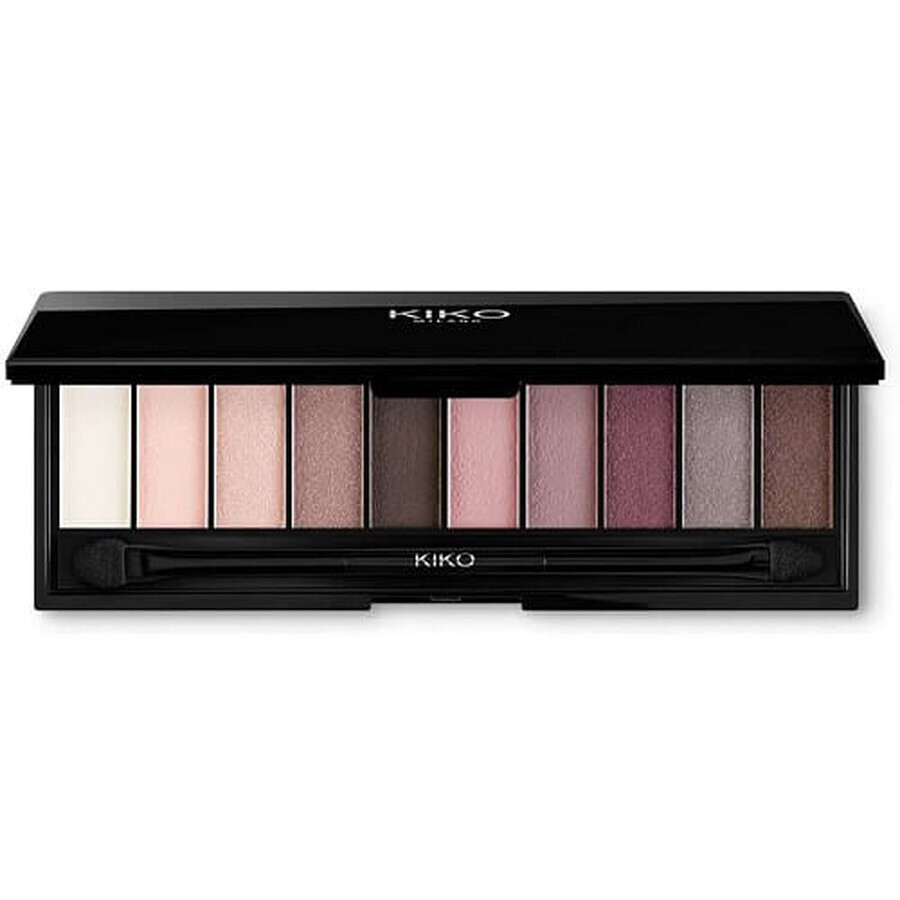 Oogschaduwpalet, Kiko Milano, Smart, 01, 10 tinten