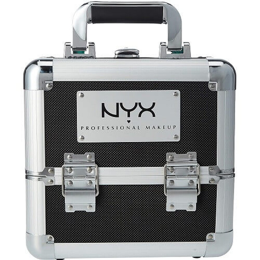 Borsa per cosmetici, NYX Professional Makeup, valigetta per truccatori principianti, nera