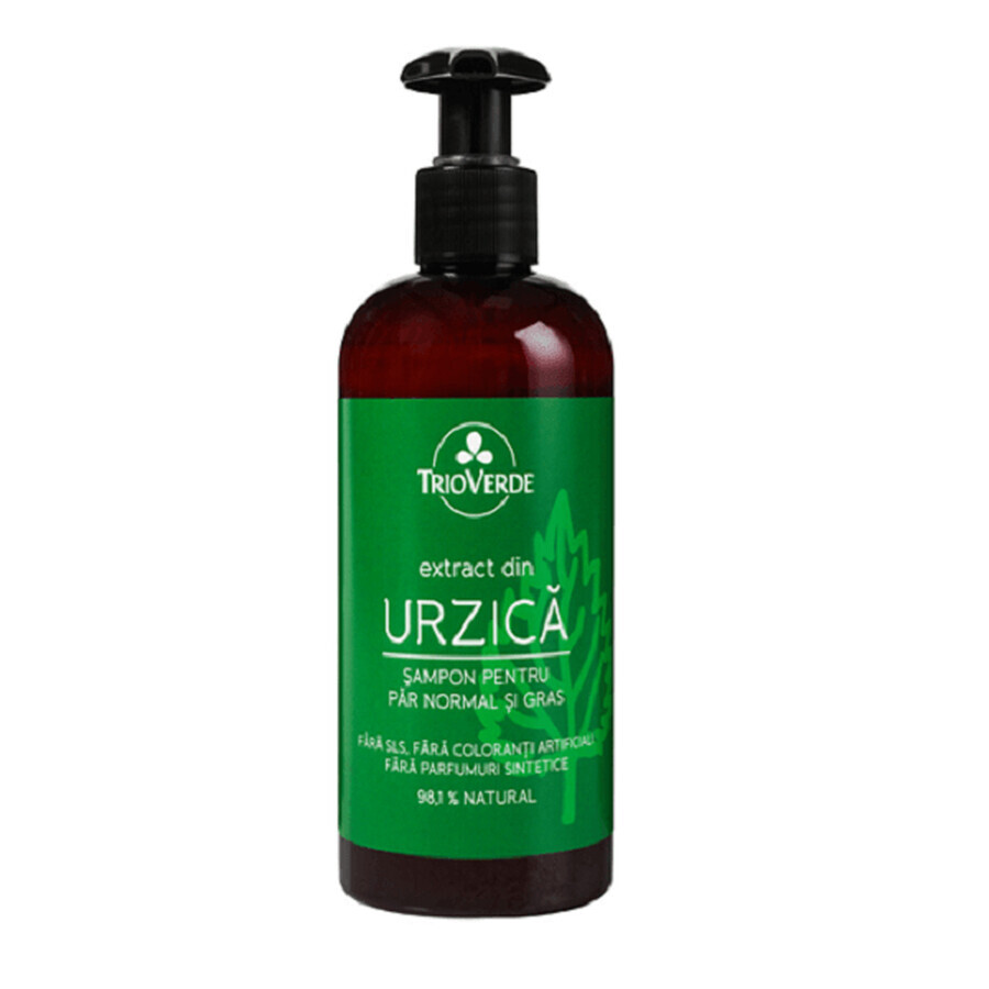 Comprar Champú para cabello normal y graso con extracto de ortiga, 250 ml, Trio Verde Champú para cabello normal y graso con extracto de ortiga, 250 ml, Trio Verde