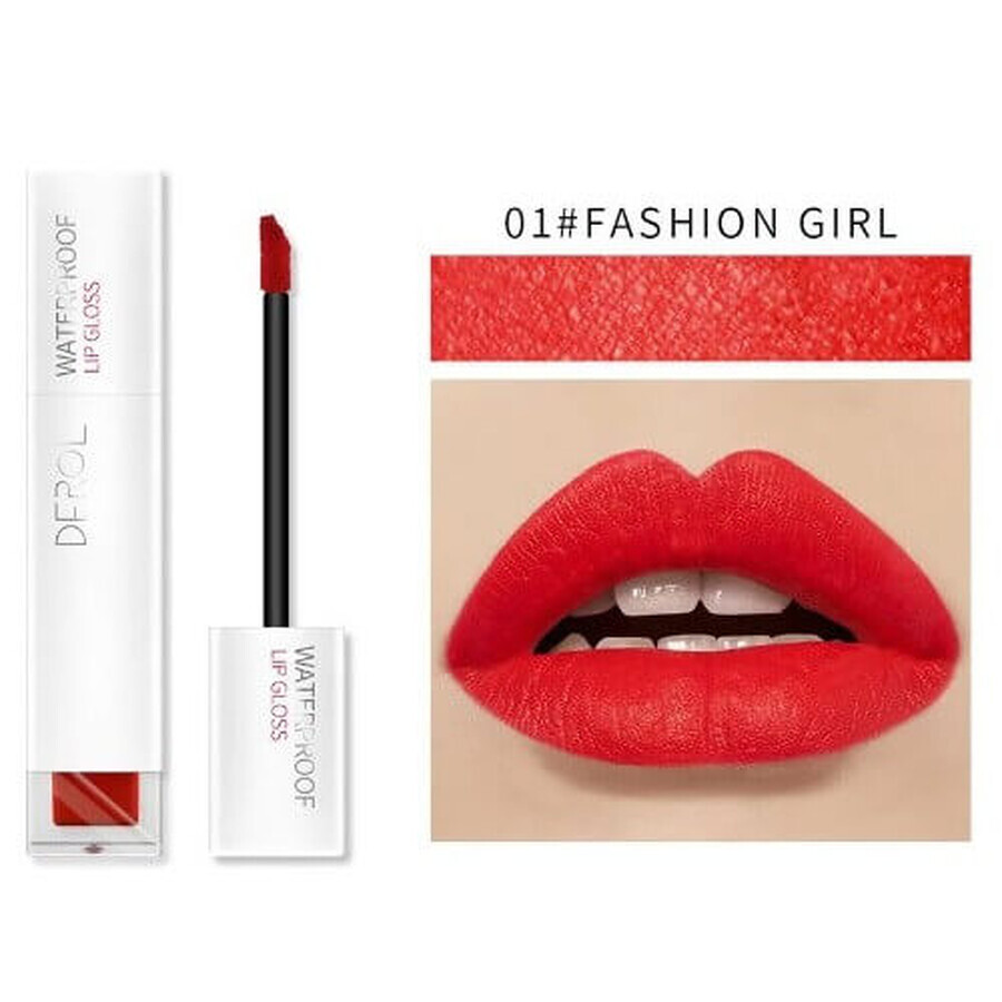Ruj Liquid Matte, Derol, Waterproof, 01