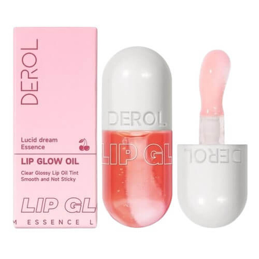Aceite labial, Derol, Lip Glow Oil Tint, Lucid Dream Essence, 01 Mandarina, 8 ml