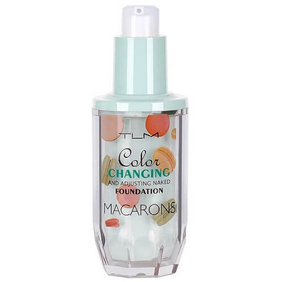 Foundation, TLM, Macarons, Color Changing, Green, 35 ml