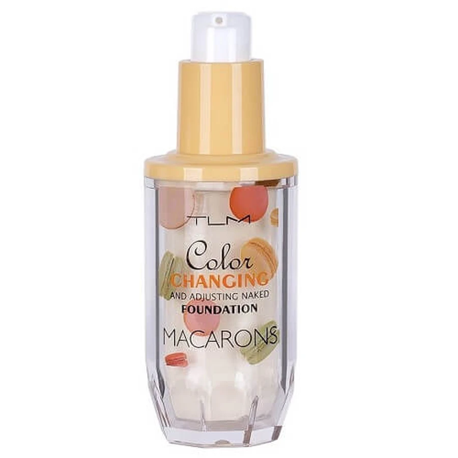 Fond de teint, TLM, Macarons, Changeant de couleur, Jaune, 35 ml