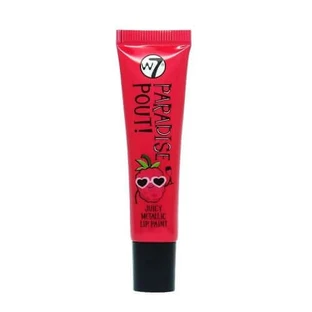 Rouge à lèvres métallique, W7, Paradise Pout Juicy, Razzy Raspberry, 13 ml