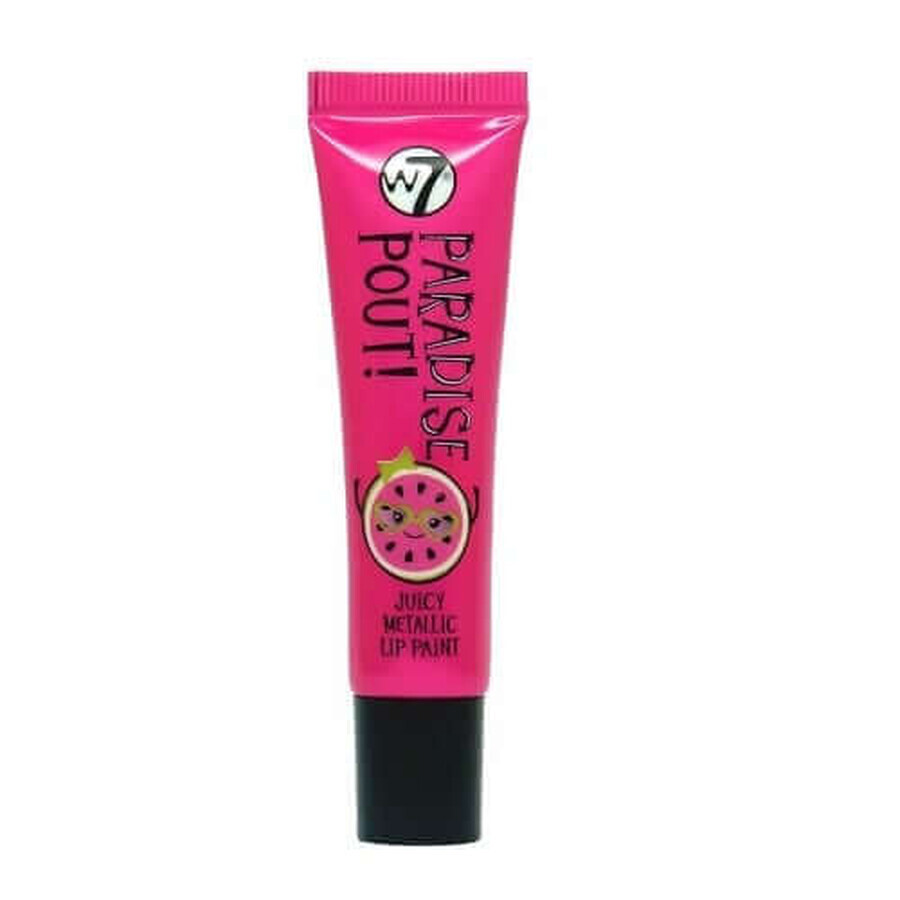 Rossetto metallizzato, W7, Paradise Pout Juicy, Juicy Watermelon, 13 ml