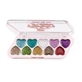 Paleta Machiaj Ochi, Ushas, Glitter, 10 Culori, 02, 7.1 g