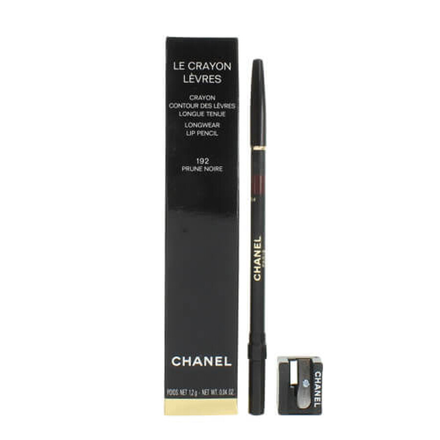 Crayon à lèvres, Chanel, Le Crayon Levres, Longwear, 192 Prune Noire, 1.2 g