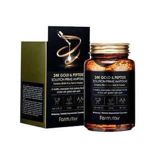 Million Pauline Crema Hidratante Oro 24K y Péptidos, Ampolla Farm Story, 250 ml