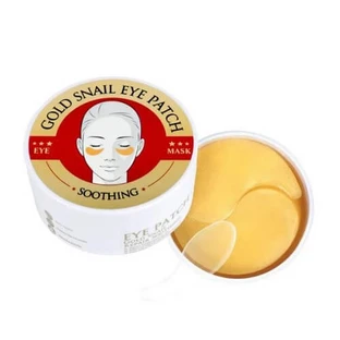 Lot de 60 patchs hydrogel pour les yeux avec de l'or, de l'extrait d'escargot, de la spiruline et du collagène, Wokali, Eye Patch