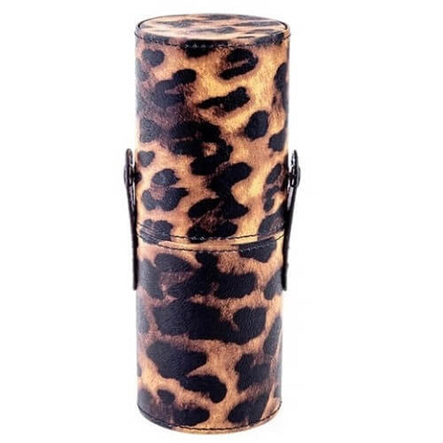 Fraulein Make Makeup Brush Holder, Case, Leopard