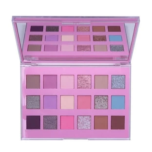 Palette of 18 Eyeshadows, Febble, Eye Cheek Essential, Pink