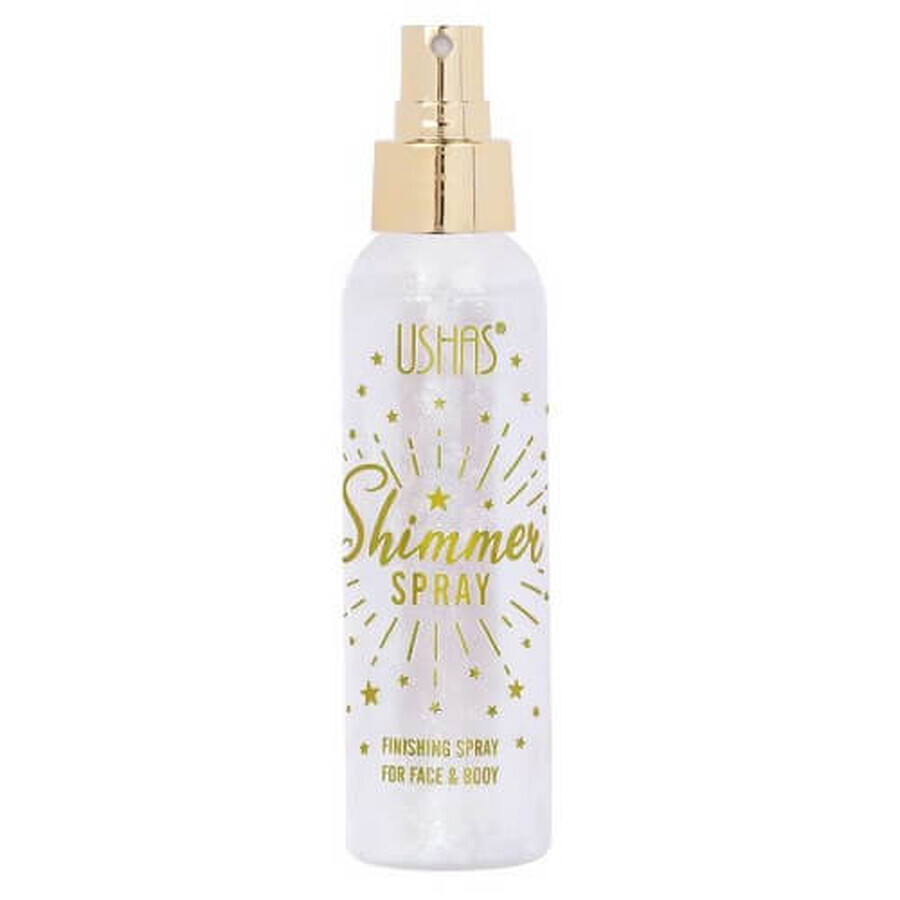 Brightening Spray for Face and Body, Ushas, Shimmer, 02, 110 ml
