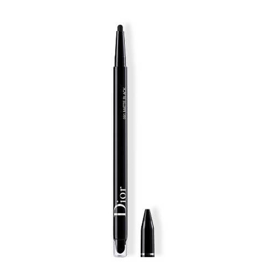 Oogpotlood, Dior, Diorshow Stylo Eyeliner, Waterdicht, 091 Matzwart