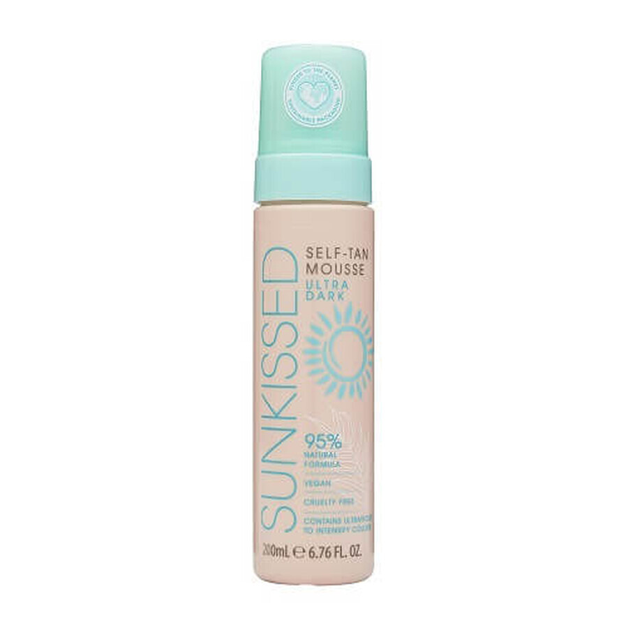 Professionele Zelfbruiner, Sunkissed, Zelfbruiner, Ultra Donker, 95% Natuurlijke Ingrediënten, Veganistisch, 200 ml