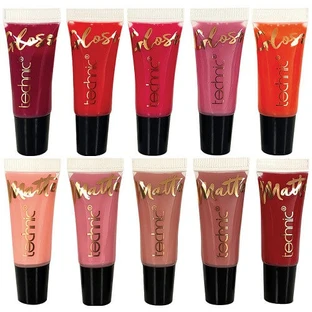 Set de 10 Brillants à Lèvres, Technic, Lip Vault, Vegan, 10 x 5 ml