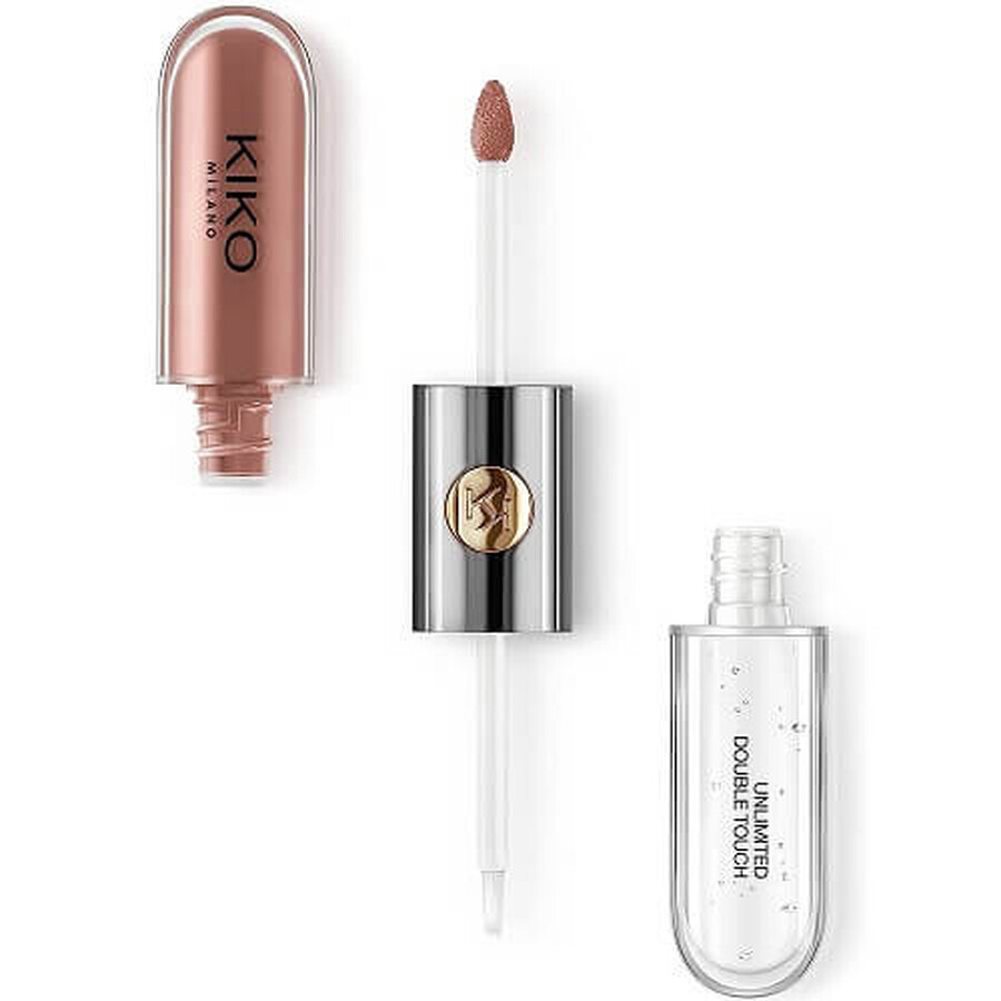 Winkel op Lipstick, Kiko, Unlimited Double Touch, 103 Natuurlijke roos, 6 ml Lipstick, Kiko, Unlimited Double Touch, 103 Natuurlijke roos, 6 ml