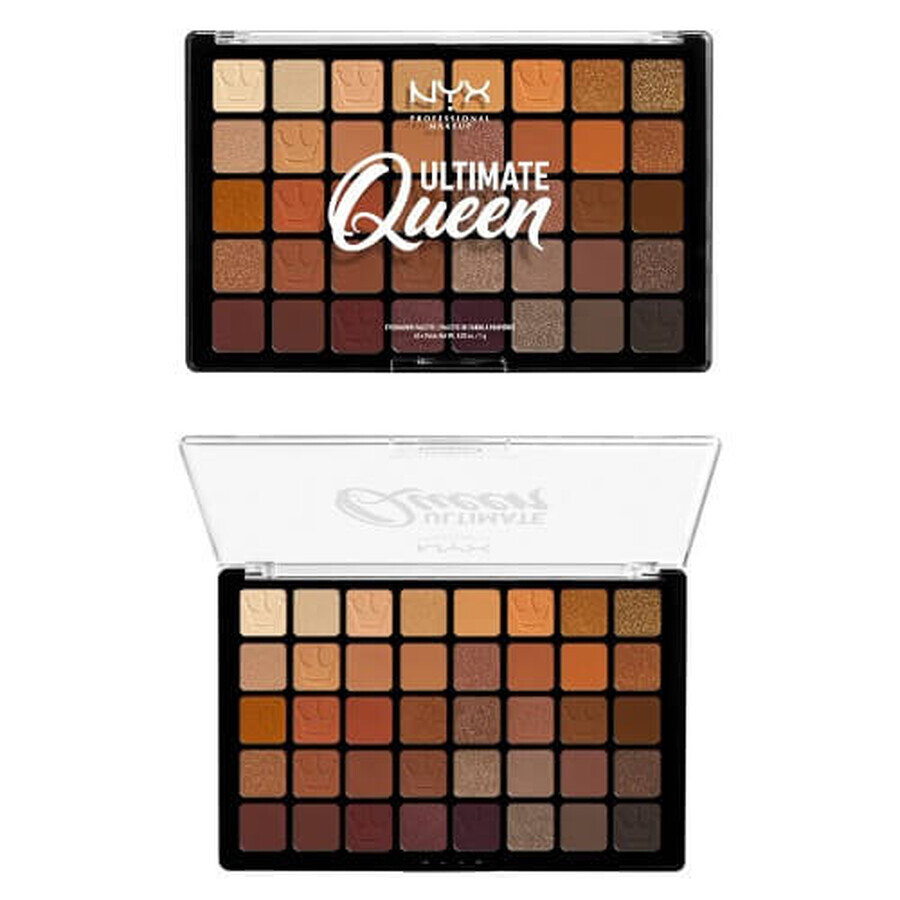 Palette of 40 Professional Eyeshadows, NYX Professional Makeup, Ultimate Queen