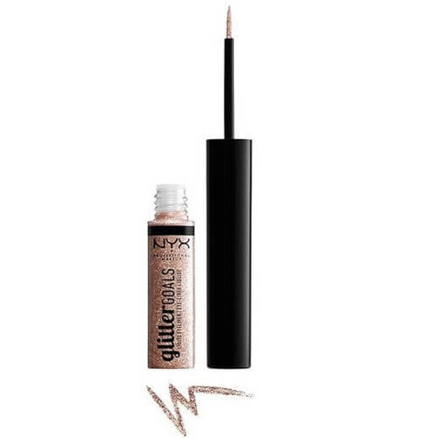Comprar Delineador de ojos de color, Resaltador, NYX Professional Makeup, Glitter Goals Liquid Liner, 04 Crystal Ball, 4 ml Delineador de ojos de color, Resaltador, NYX Professional Makeup, Glitter Goals Liquid Liner, 04 Crystal Ball, 4 ml