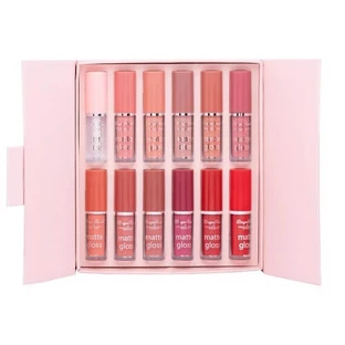 Set of 12 Matte Liquid Lipsticks, Ranee, 12 x 2 ml