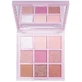 Oogschaduwpalette, Febble, Licht, 9 Kleuren, Roze