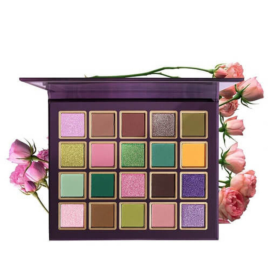 Oogschaduw 20 kleuren, Handaiyan, Rose, 25 g