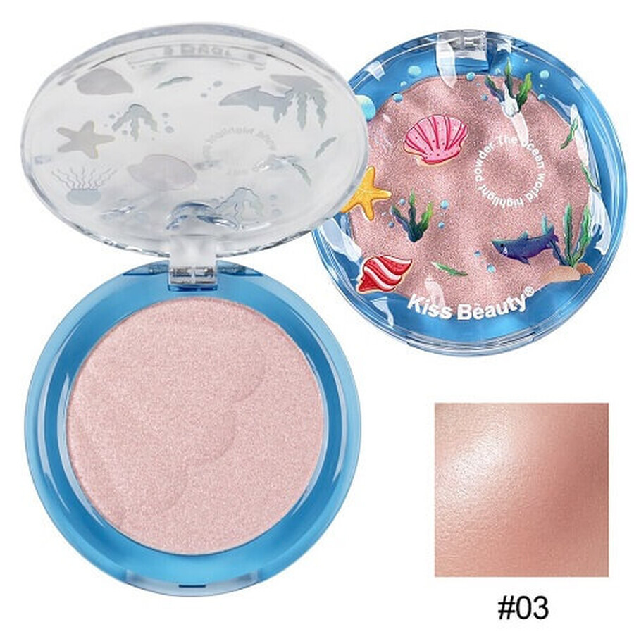 Illuminator, Kiss Beauty, De oceaanwereld highlight, 03, 4 g