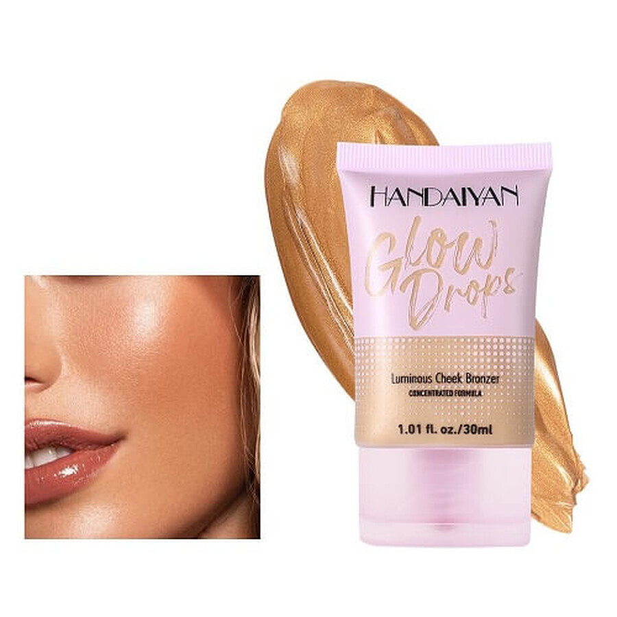 Illuminating bronzer, Handaiyan, Glow Drops, 01, 30 ml