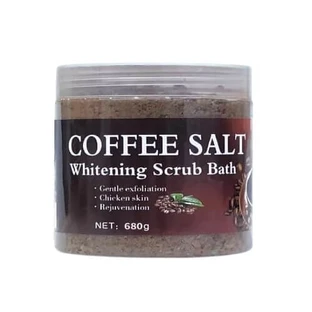Sel de bain au café, Dr. Meinaier, Exfoliant au sel de café, 680 g
