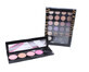 Makeup set with small flaws, 24 Ushas eyeshadows and 4 Loreal blushes