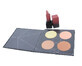 Makeup set with small flaws, 4 Zoeva illuminators and Huda lipstick