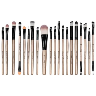 Set of 20 makeup brushes, Nude, Storage case included