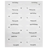 Template for eyeshadow and eyeliner