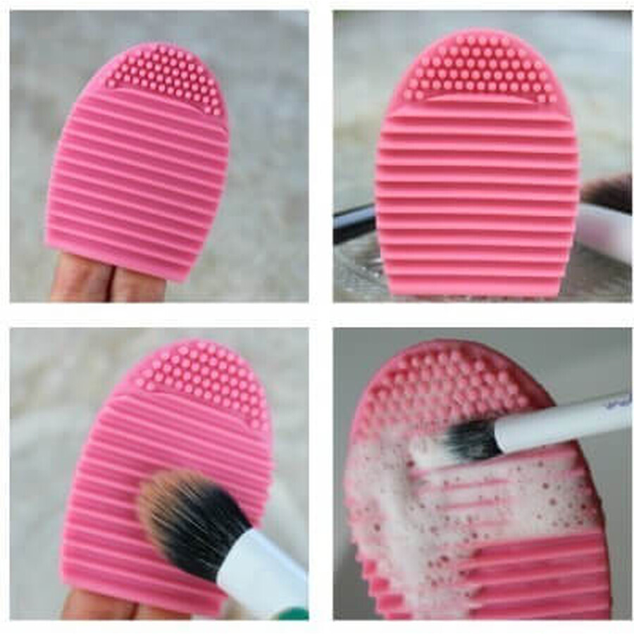 Brush Egg - Accessorio in silicone per la pulizia dei pennelli da trucco