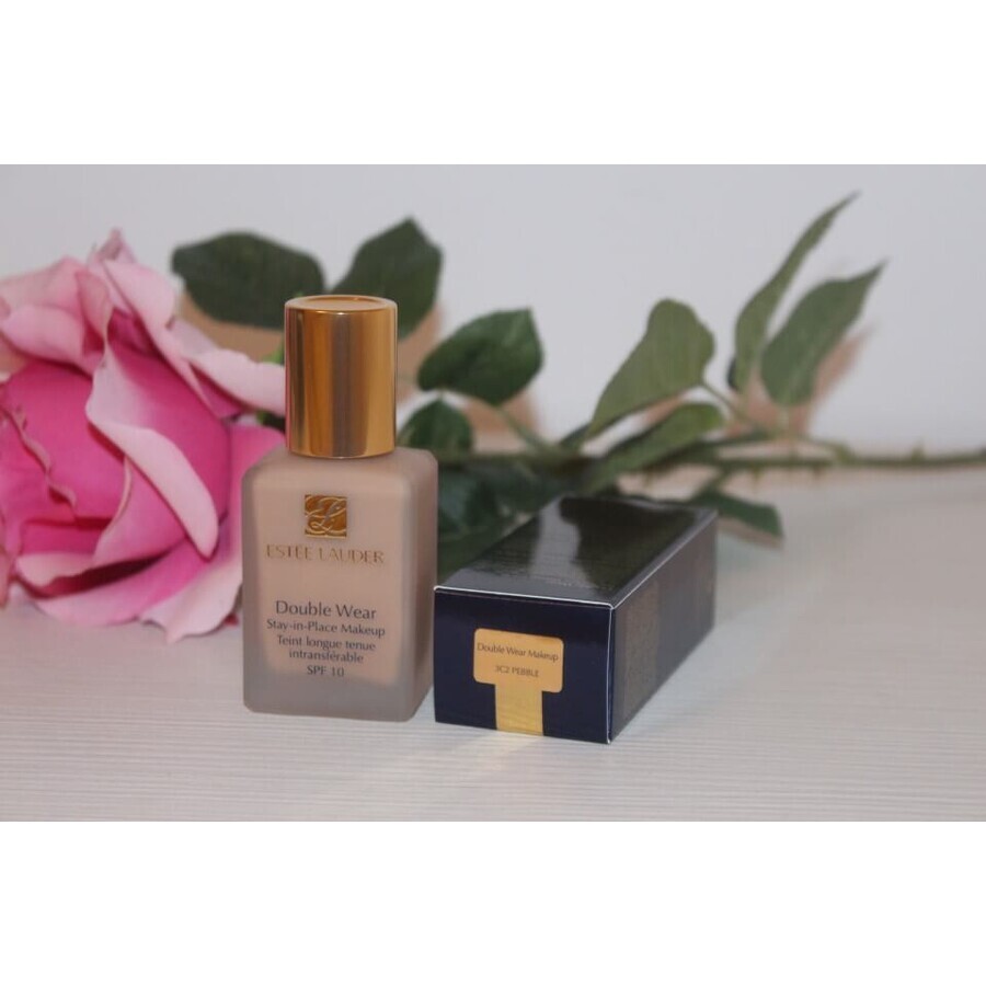 Estee Lauder Double Wear Stay In Place 3C2 Pebble Transfer Resistant Foundation
