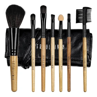 Set de 7 pinceaux de maquillage Fraulein Germany + pochette de rangement