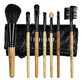 Set of 7 Fraulein Germany make-up brushes + storage case
