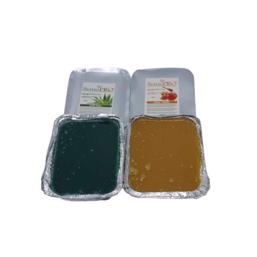 Pack of 2 boxes Traditional Epilating Wax with Honey and Aloe Vera Senso Pro
