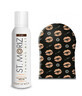 Professional tanning set: dark self-tanning spray + St Moriz application glove