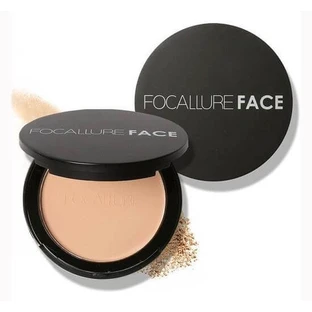 Focallure 02 Compact Gezichtspoeder Natuurlijk Beige