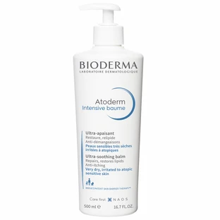 Bioderma Atoderm Bálsamo Intensivo Reestructurante y Calmante Pieles Atópicas, 500 ml
